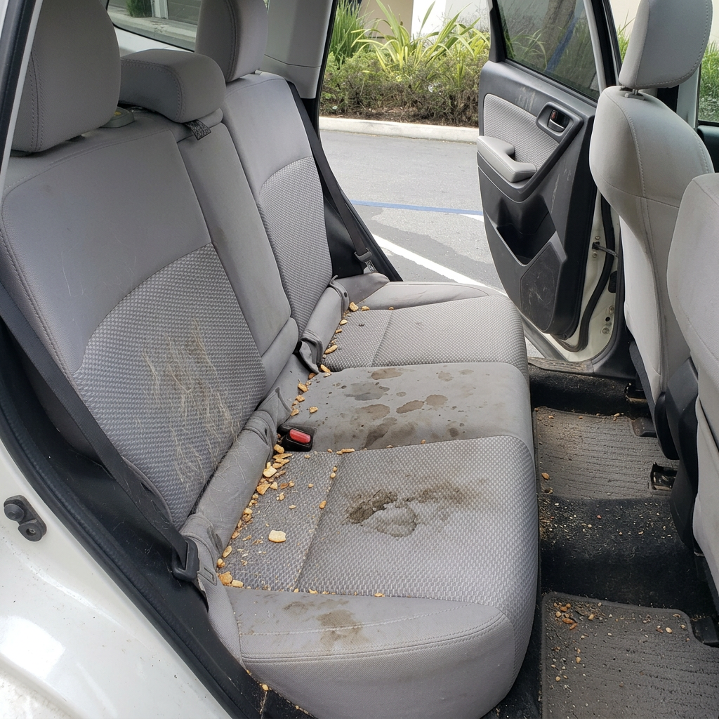 Before — Interior deep clean · Signature Detail